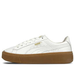 Кроссовки basket platform core 'white' Puma, белый 364040-01 | white/