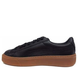 Кроссовки basket platform core 'black gum' Puma, черный 364040-02 | black
