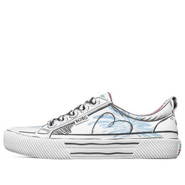 Кроссовки dr. seuss x bob's b wilder low-casual shoes white/blue/black Skechers, белый 113594-wmlt | white/blue/black