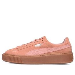 Кроссовки suede platform 'pink brown' Puma, розовый 365109-02 | pink