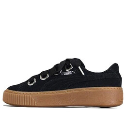 Кроссовки platform kiss suede 'black' Puma, черный 366461-01 | black