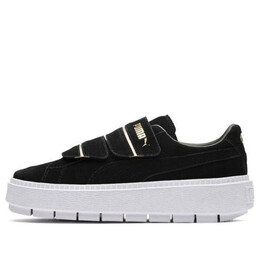 Кроссовки platform trace strap 'black' Puma, черный 366709-02 | black/white