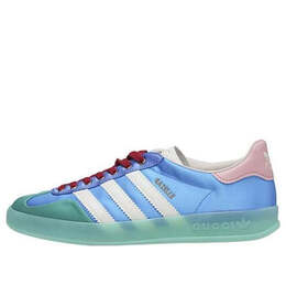 Кроссовки adidas x gazelle 'light blue silk' Gucci, голубой 707867-u7r10-3660 | light blue/green/pink