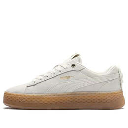 Кроссовки smash platform frill 'white gold' Puma, белый 366928-04 | white/gold