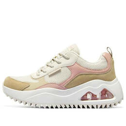 Кроссовки street uno peaks shoes 'white tan pink' Skechers, белый 177546-nat | white/tan/pink