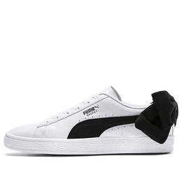Кроссовки basket bow 'white' Puma, черный 367353-03 | black/white