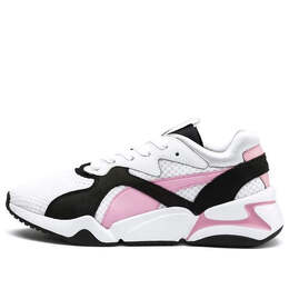 Кроссовки nova 90s bloc 'pink' Puma, белый 369486-03 | white/.pink