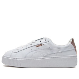 Кроссовки basket platform rgh rose gold Puma, белый 369631-02 | white