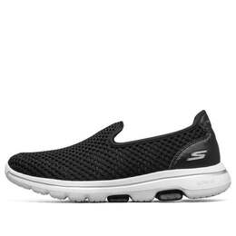 Кроссовки gowalk 5 loafers black Skechers, черный 124163-bkw | black/white