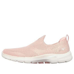 Кроссовки gowalk 6 slip on pink Skechers, розовый 124502-ltpk | pink