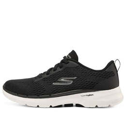 Кроссовки go walk 6 low-tops sport shoes black/white Skechers, черный 124512-bkw | black/white