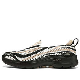Кроссовки go walk 6 x dvf 'black white' Skechers, черный 124631-zba | black/white