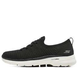 Кроссовки go walk 6 low top black Skechers, черный 124504-bkw | black