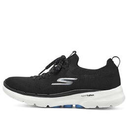Кроссовки go walk 6 'black light blue' Skechers, черный 124620-bklb | black/light blue