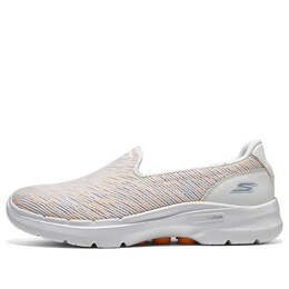 Кроссовки go walk 6 'multicolor' Skechers, белый 124573-wor | white/gray/orange