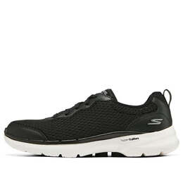 Кроссовки go walk 6 'black white' Skechers, черный 124531-bkw | black/white