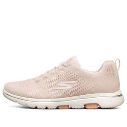 Кроссовки go walk 5 low-top 'light pink beige' Skechers, розовый 124242-ltpk | light pink