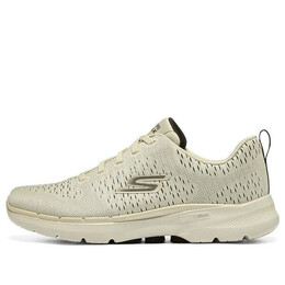 Кроссовки go walk 6 'natural black' Skechers, мультиколор 124524-ntbk | natural/black