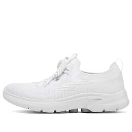 Кроссовки go walk radiant summer 'white silver' Skechers, белый 124620-wsl | white/silver