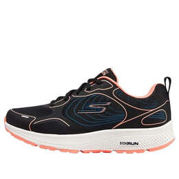 Кроссовки go run consistent 'black neon pink' Skechers, черный 128294-bkcl | black