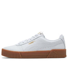 Кроссовки carina leather 'white gum' Puma, белый 370325-07 | white