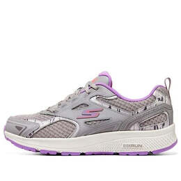 Кроссовки go run consistent 'grey purple' Skechers, серый 128270-gylv | grey / purple