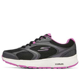Кроссовки go run consistent 'black purple' Skechers, черный 128280-bkpr | black/purple