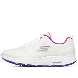 Кроссовки go run consistent 'white purple' Skechers, белый 128277-wpr | white/purple