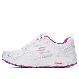 Кроссовки go run consistent 'white purple' Skechers, белый 128075-wpr | whitepurple