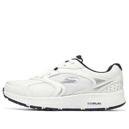 Кроссовки go run consistent 'white navy blue' Skechers, белый 128280-wnv | white/navy blue