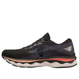 Кроссовки wave sky 6 'black hot coral' Mizuno, черный j1gd220222 | black/hot coral