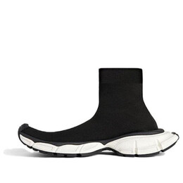 Кроссовки 3xl sock sneakers 'black recycled knit' Balenciaga, черный 758429w2dg11090 | black/white