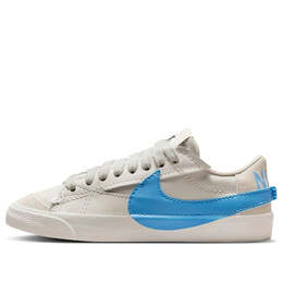Кроссовки blazer low '77 jumbo 'summit white geode teal' Nike, белый dq1470-003 | white/blue