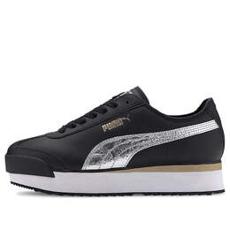 Кроссовки roma amor metallic 'black metallic silver' Puma, черный 371702-02 | black/silver