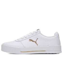 Кроссовки carina summer cat leisure board shoes white/golden Puma, белый 373997-12 | white/gold