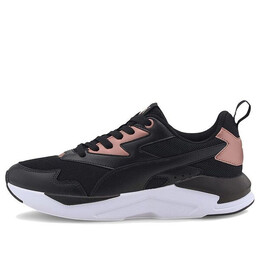 Кроссовки x-ray lite metallic 'black rose gold' Puma, черный 374737-01 | black/black/rose gold