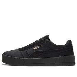Кроссовки carina velvet black/gold Puma, черный 375886-01 | black/gold