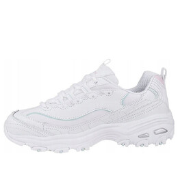 Кроссовки dlites sparkling rain 'white' Skechers, белый 149060-wlpk | white/pink/green