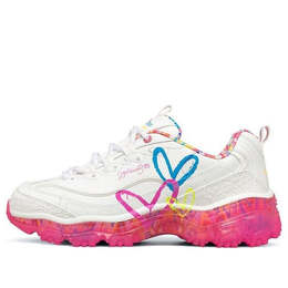 Кроссовки james goldcrown x d'lites crystal low top running shoes pink/white Skechers, розовый 149457-wmlt | pink/blue