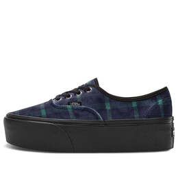 Кроссовки authentic stackform rib knit 'cream white' Vans, бежевый vn0a5kxx203 | blue/black
