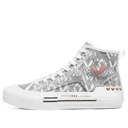 Кроссовки new moon 'white gray pink' Skechers, белый 155514-wgy | white/gray/pink