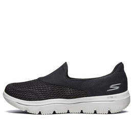 Кроссовки images go walk evolution ultra low-top black Skechers, черный 15753-bkw | black