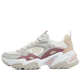 Кроссовки stamina v2 'light gray white red' Skechers, серый 149909-lgmt | light gray/white/red