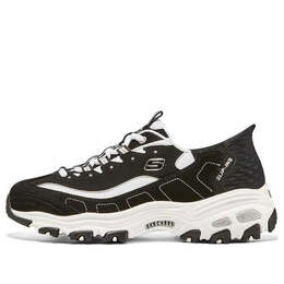 Кроссовки d'lites 1.0 chunky sneakers 'black white' Skechers, черный 150030-bkw | black / white