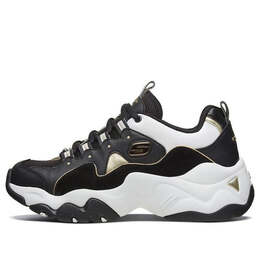 Кроссовки d'lites 3.0 sneakers black/white/gold Skechers, черный 88888374-bkgd | blackwhitegold