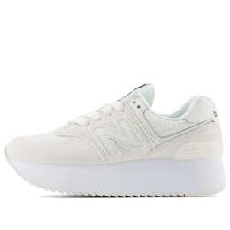 Кроссовки 574+ 'driftwood' New Balance, мультиколор wl574zbj | white