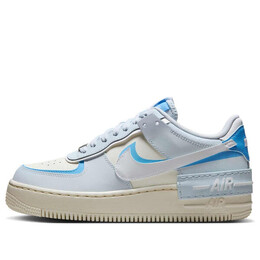 Кроссовки air force 1 shadow 'blue tint pale ivory' Nike, синий dz1847-400 | blue tint/white/university blue/sail/pale ivory