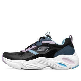 Кроссовки stamina airy low-top running shoes black/blue Skechers, черный 896003-bkmt | black/blue