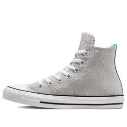 Кроссовки chuck taylor authentic glam hi 'gray silver' Converse, серый 572046c | gray/silver