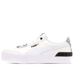 Кроссовки carina lift casual shoes for white/black Puma, белый 382504-01 | white/black
